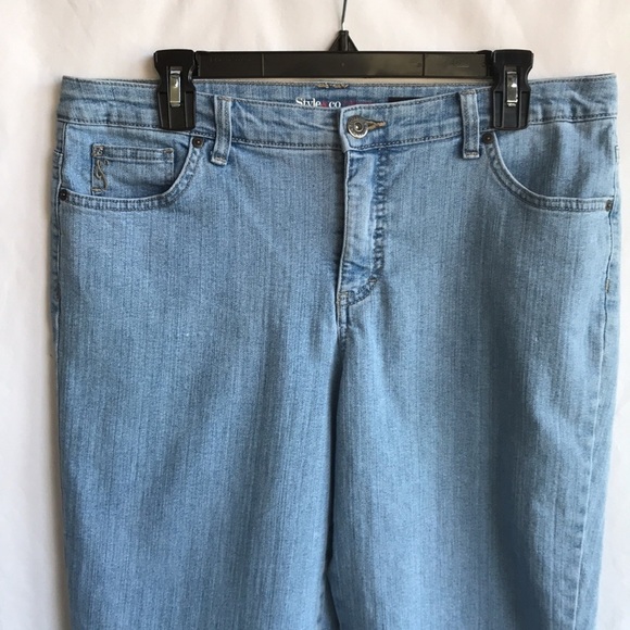 Style & Co. blue denim capris, size 12 - Picture 2 of 10
